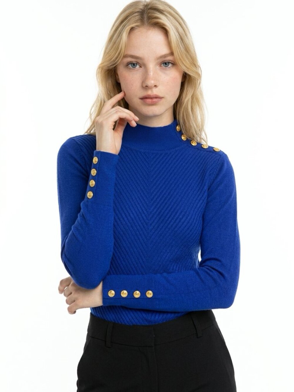 CIELO royal blue sweater